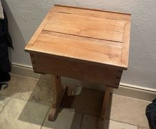 Vintage school desk