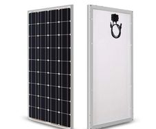 Solar Panel 100w 200w 30MM Thickness Aluminum Frame Glass Solar Panel 100W 36 Cell 12V 18V for Camper Van Mobile Home Outdoor Roof Boat
