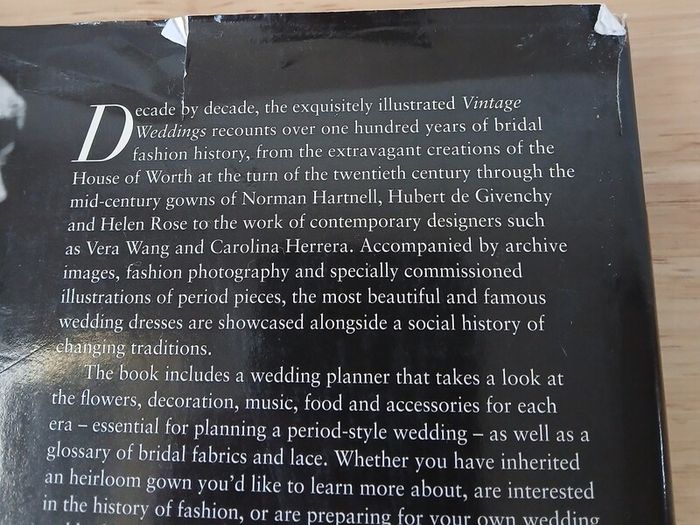 Vintage Weddings One Hundred Years of Bridal Fashion and Style Marnie Fogg Hardback