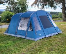 Vango Osiris 500, 4-5 man tent, ground sheet + carpet