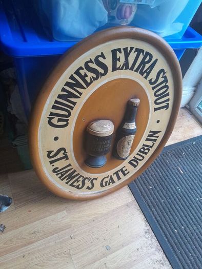 vintage Guinness sign