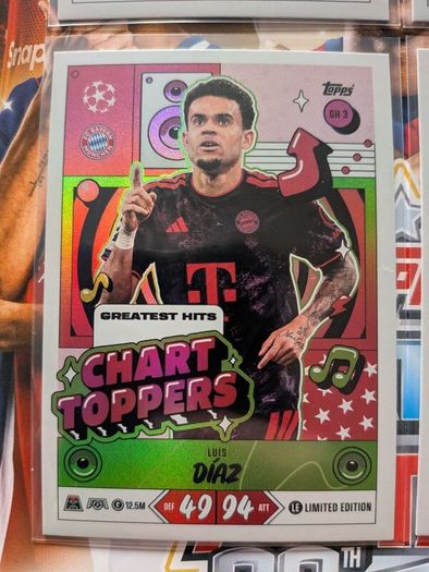 Chart Toppers (Limited Edition Set) Topps Match Attax 20th Anniversary 2026/27