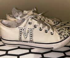 Communion shoes letter M UK1