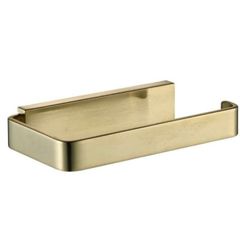 Solid Brushed Brass toilet Roll Holder