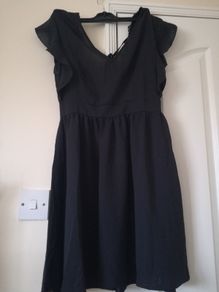 Black Summer Dress  SHEIN (I) size uk 8