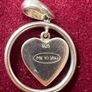 Tatty Teddy Sterling Silver Heart Pendant / Charm Image 3