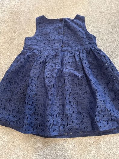 Navy baby dress size 12-18 m
