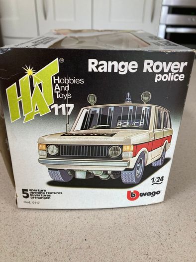 Range Rover Police Scale 1/24 Year 1978 Burago