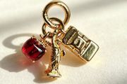 Pandora New York Icons Triple Dangle Gold Charm   New