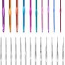 Crochet Hooks Set 100pcs Knitting Tool Accessories with Pink Case Image 4
