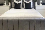 Brand New Framed Beds With Optional Gaslift Ottoman Storage,&amp;  Tufted Sprung Memory Foam Mattresses Instock