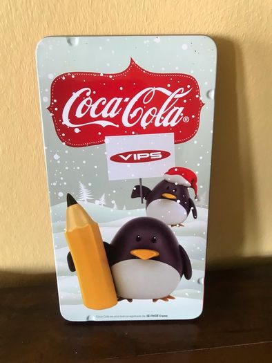 Coca Cola Colouring Pencils in metal box