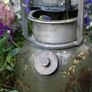 Old Vintage Rustic Oil Kerosene Lantern Lamp Image 3