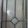 Antique Stunning Leaded Stained Glass Window Art  40,5" x 9" Image 3