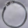 Vintage  SOLID SILVER 925 FLAT Bracelet, Stacking Bracelet 7,89g Image 6