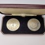 Uk Commemorative coins  1977 and 1972 Image 2