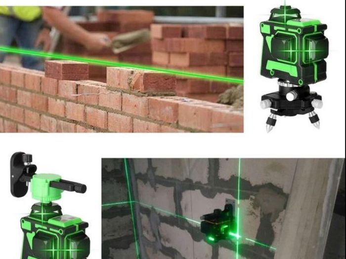 New Laser Level 12 Lines 3D Level Self-Leveling 360 Horizontal And Vertical Cross Super Powerful Green Laser Level