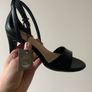 Sandals Tamaris Suede Leather Black Image 2