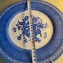 Stunning Queens Blue Hanging Plate By May Gilliatt. Image 3