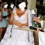 Mermaid lace wedding dress Image 8