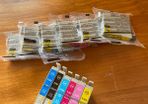 Epson Ink Cartridges 2 full sets unused E-481t to E-486