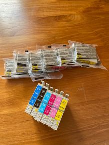 Epson Ink Cartridges 2 full sets unused E-481t to E-486
