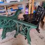 Cast iron Garden table and benches Image 7