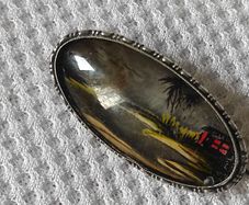 Vintage England sterling butterfly wings brooch