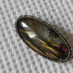 Vintage England sterling butterfly wings brooch