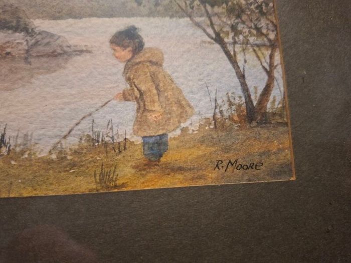 R.Moore signed Original Watercolour Painting of Killarney, Co Kerry
