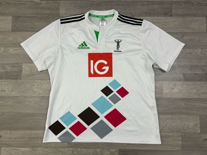 Adidas Harlequins Rugby Jersey Shirt Mens XXL