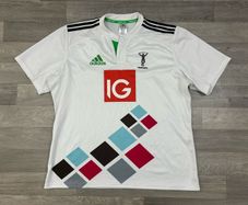 Adidas Harlequins Rugby Jersey Shirt Mens XXL