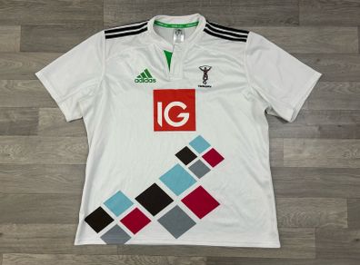 Adidas Harlequins Rugby Jersey Shirt Mens XXL