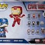 Funko Pop Marvel Collectors Corps Civil War Captain America Iron Man 2 pack Image 3