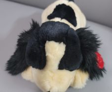 Keel Toys 10 Inch Black & Cream Collie Plush Soft Toy Teddy Bear
