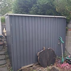 Large Steel Garden Shed Approx. 8ft x 8ft