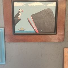 Contemporary Minimalist Niave Irish Folk Art