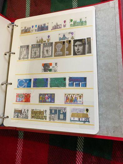 2 vintage stamp books