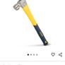 ESTWING Sure Strike Hammer - 23 oz Rip Claw Hammer with Milled Face & Fiberglass Handle - MRF23LM Image 2