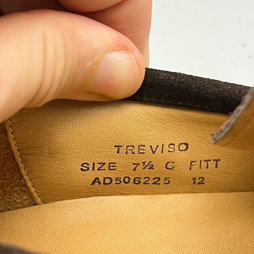 Loake Treviso Brown Suede Leather Mens Moccasin Shoes UK 7.5 EU 41.5