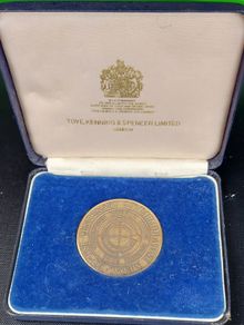 Life Saving Award Medalion And Medal 1891-1991