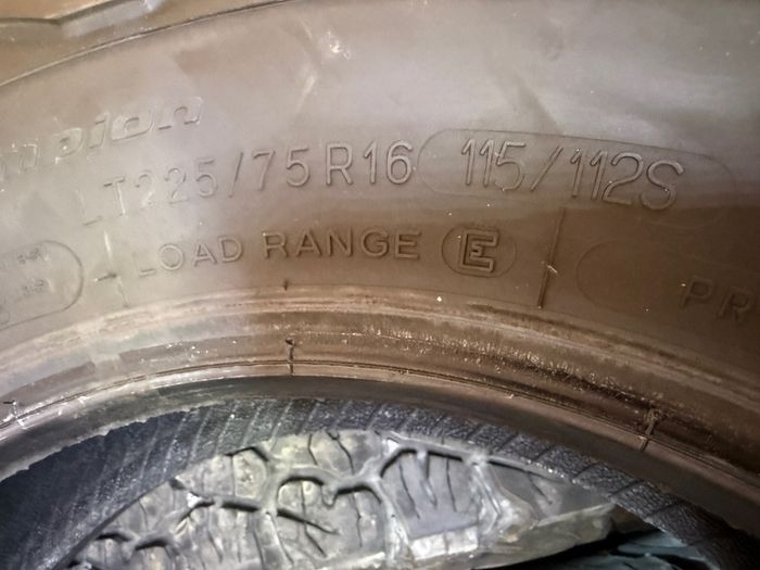 tires LT 225/75 R16 All Terrain made in USA