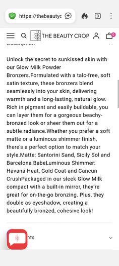 The Beauty Crop Vitamin Babe Cream Bronzer