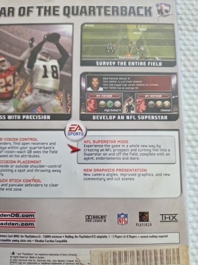 Madden NFL 06 2006 PlayStation2 Ps2 Games Original