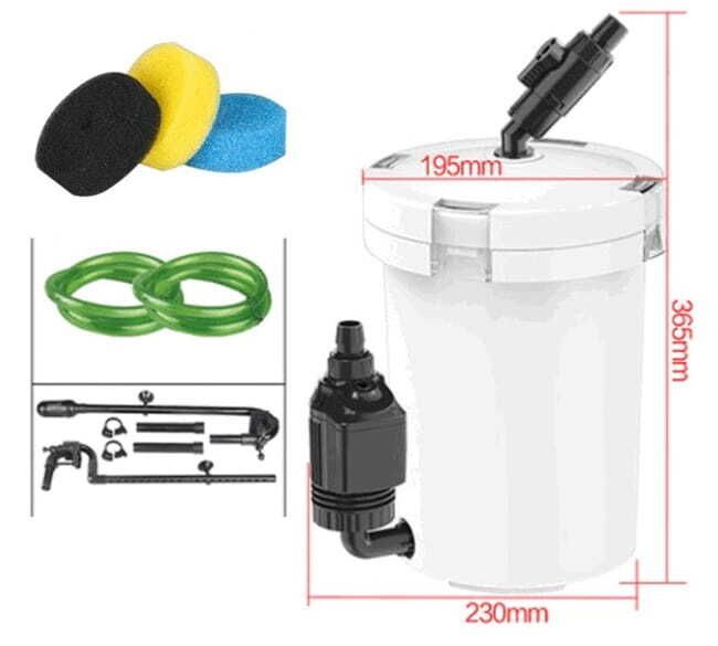 SunSun HW-604B External Filter Pre-Filter 800l/h 14W for 50-150L