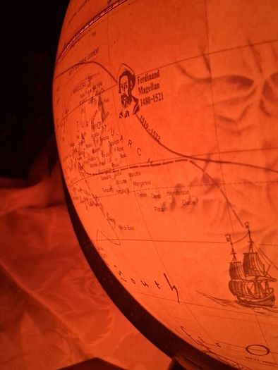 1980's Scan Denmark Light Up Globe
