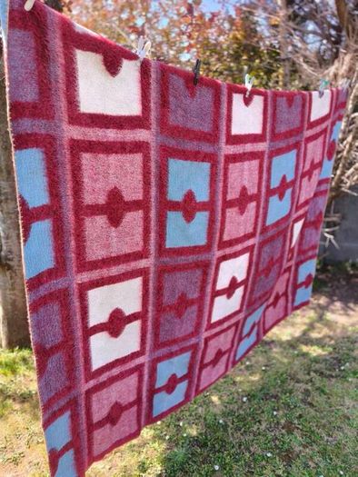 Vintage Dutch Wool Blanket