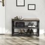 Industrial Design Shoe Bench & Shelf Image 6
