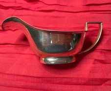 Silver plated sauce plate