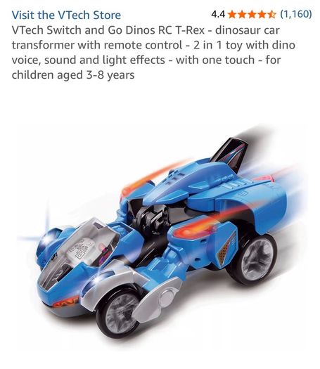 Switch & Go Dino Dash the T-Rex x 2